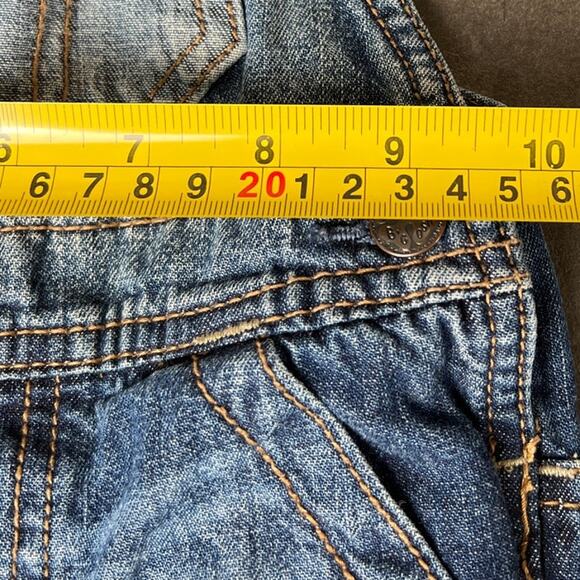 Vintage OshKosh Flannel Lined Denim Overalls 12M - Picture 5 of 8